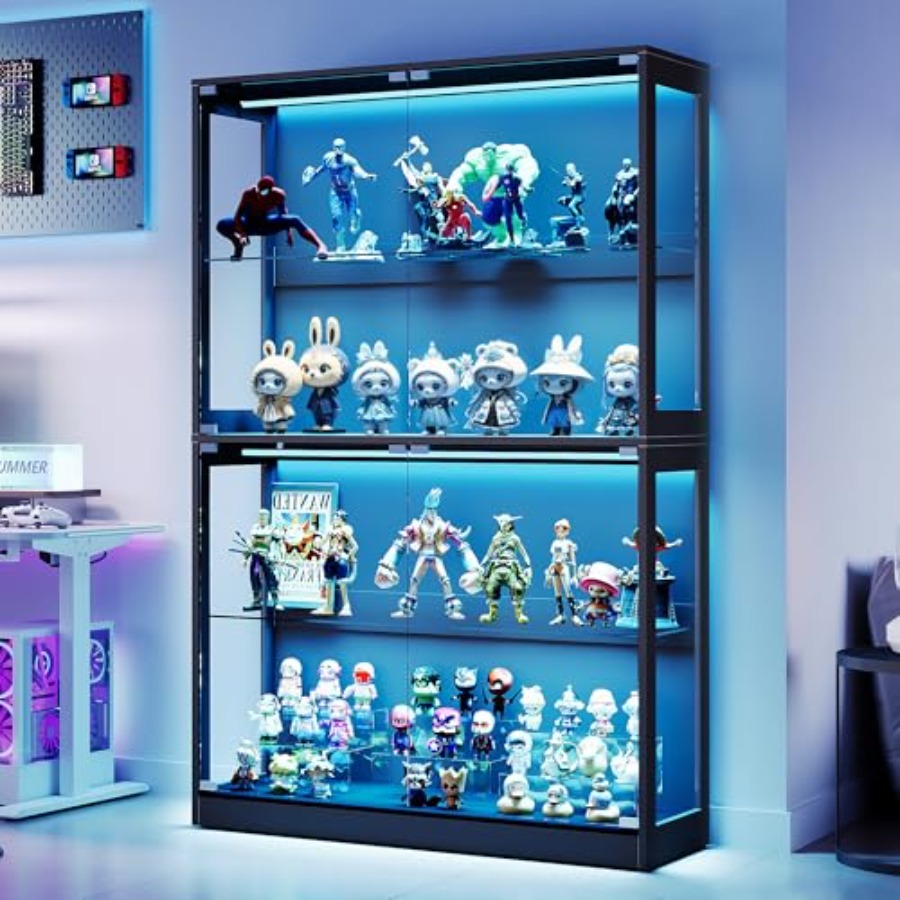Glass Cabinet Display - خزانة عرض RGB بطول 45 بوصة