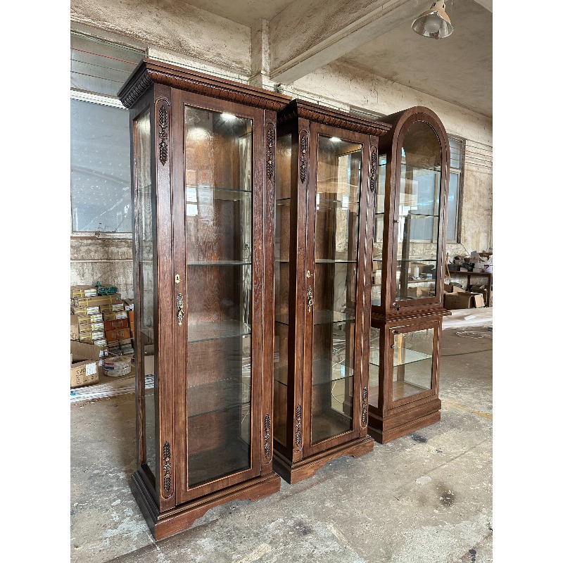 Glass Cabinet Display - خزانة عرض صينية عتيقة زجاجية، خزانة