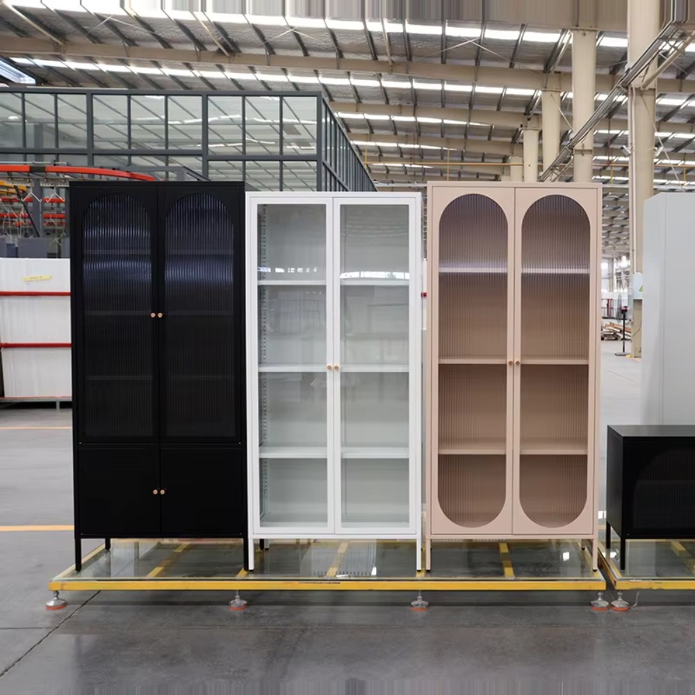 Glass Cabinet Display - خزانة عرض زجاجية طويلة للمطبخ والبار،