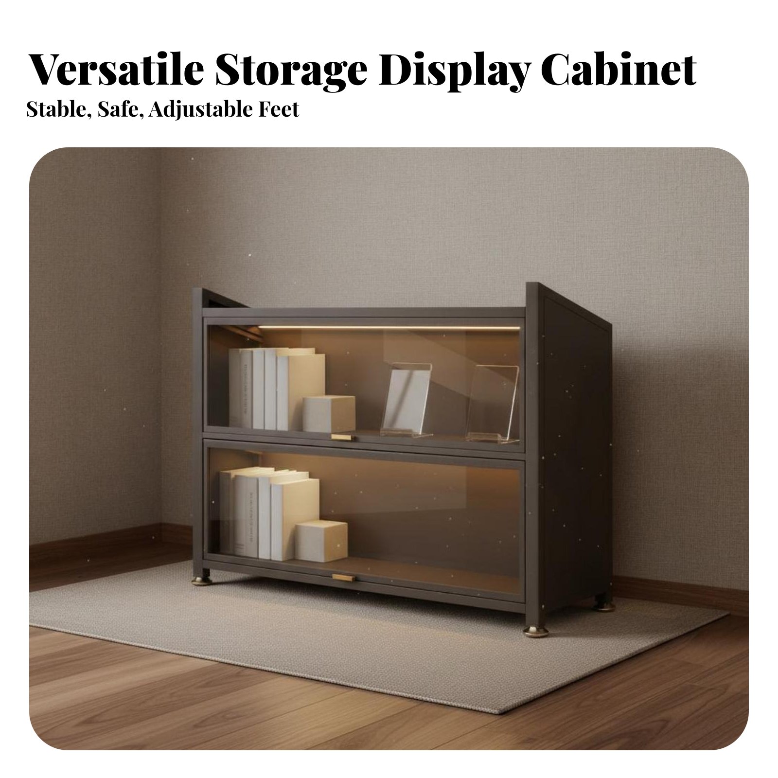 خزانة عرض للتماثيل مقاومة للبق - مراجعة Glass Cabinet Display وسعره