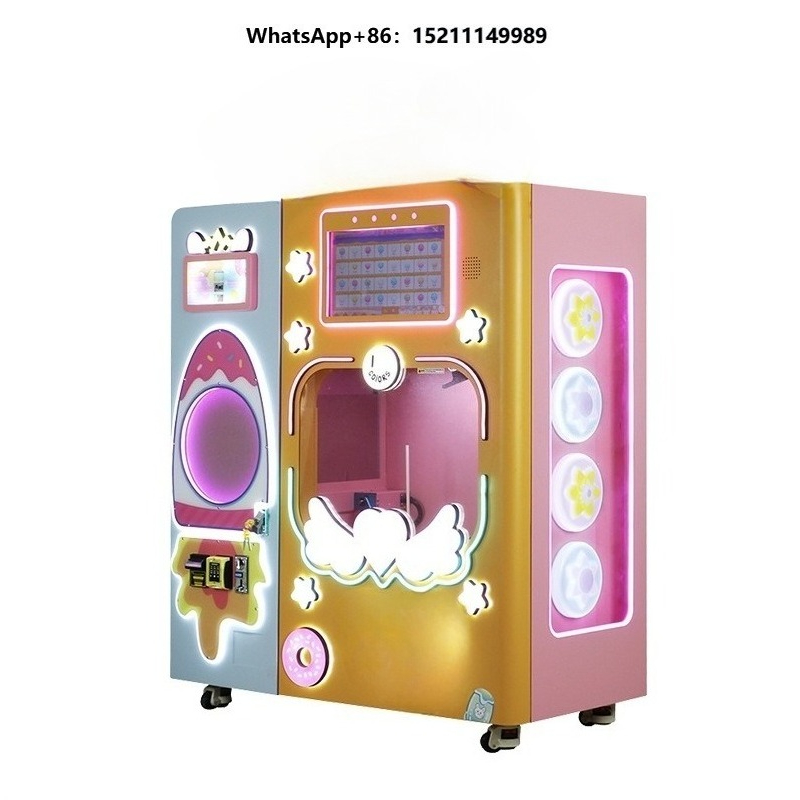 132 آلة بيع حلوى القطن التجاري - مراجعة Candy Vending Machine وسعره