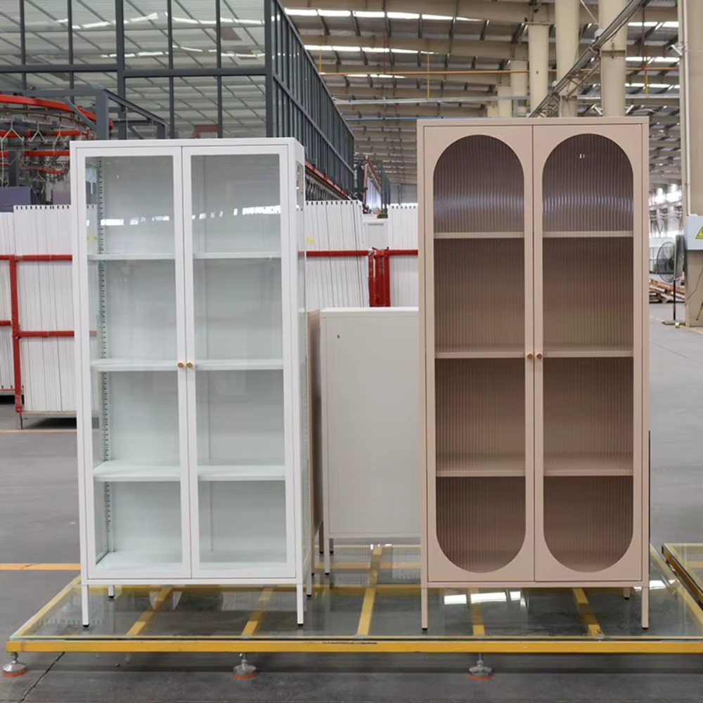 خزانة عرض زجاجية طويلة للمطبخ  - مراجعة Glass Cabinet Display وسعره