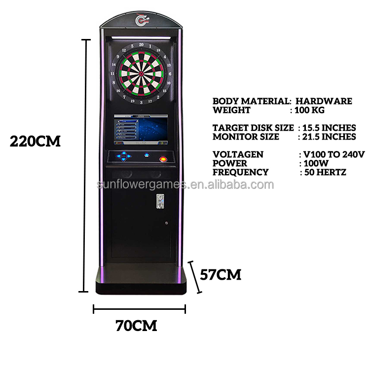 خزانة لعبة السهام الإلكترونية  - مراجعة Arcade Ticket Machine وسعره