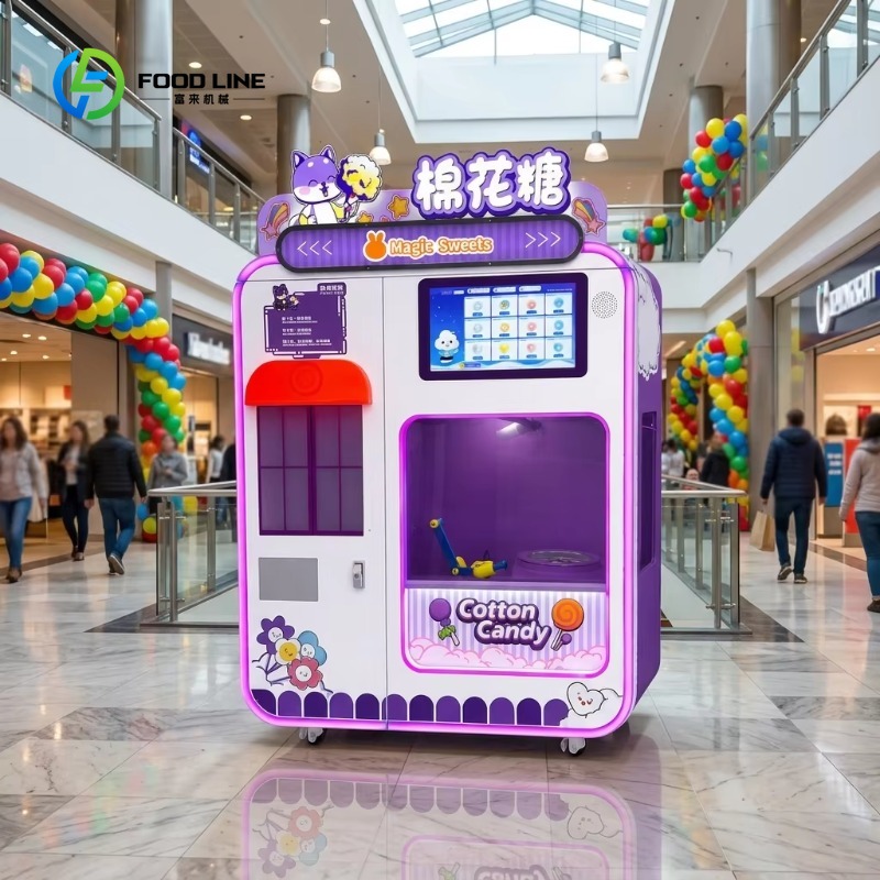 آلة بيع حلوى القطن الذكية الأو - مراجعة Candy Vending Machine وسعره