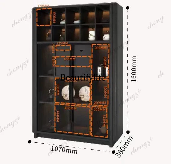 خزانة كتب إيطالية بسيطة من الخ - مراجعة Glass Cabinet Display وسعره