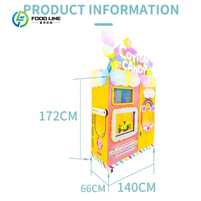آلة بيع حلوى القطن مخصصة مع مي - مراجعة Candy Vending Machine وسعره